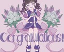 ふんわりかわいい女の子描きます グッズ作成などへ　リボンとフリルがポイント！ イメージ5