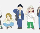アイコンやプレゼントに！可愛い人物イラスト描きます 特徴を捉えたシンプル＆ポップな人物イラストです！ イメージ2