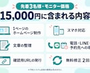 お店の1ページホームページを作ります スマホで見やすく予約導線まで整理 イメージ3