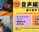 音声編集でブランドイメージを高めます PODCAST、ラジオ、ドラマ、広告、教材などの音声編集 イメージ1