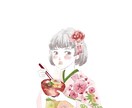 3月末まで特別価格★商用アカOKのイラスト描きます 文字入れ無料！水彩イラストで印象的アピール叶えます イメージ6