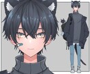 カッコイイ男性Vtuberモデル制作します キャラデザからモデリング一括無料修正アフターフォロー込み イメージ3