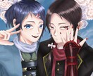 全身からバストアップまで一律2000円で描きます 商用利用⭕️低価格＆修正無制限で1枚絵を描きます！！ イメージ1