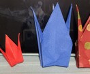 折り紙つくります 様々な祈りを込めて鶴をおりますお花もおります イメージ1