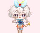 ゆめかわ♡もふ耳ミニキャラ立ち絵描きます 配信・SNSアイコン・グッズに イメージ4