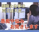 闘病しながらの仕事について悩み・愚痴お聞きします 【秘密厳守！】中々吐き出せない愚痴や不安を言葉にしませんか？ イメージ1