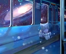 デジタル厚塗りで風景メインのイラスト作成します サムネ・アルバムジャケット・背景などに イメージ4