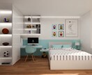 部屋のイメージを作成致します ３Dパース・CGを中心に活躍してます。 イメージ1