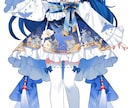 キャラクターデザイン、立ち絵の作成を致します Vtuber立ち絵、IRIAM、ゲーム用立ち絵等描きます！ イメージ4