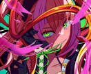 一枚絵やアイコンなどのイラストを制作いたします 配色が得意なので、様々なカラーリングが可能です。 イメージ6
