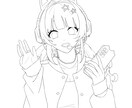キャラクター線画制作いたします 線画の描きおこし、クリーンアップいたします！ イメージ5