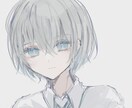 ラフタッチ!儚くて可愛い雰囲気のイラスト制作します 短期納期可!アイコン/サムネイル/ボカロ曲/歌ってみたなど! イメージ3