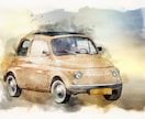 あなただけの「愛車イラスト」水彩風で制作します あなたの大切な愛車を世界に一つの水彩アートにしませんか？ イメージ1