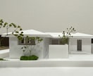 1/100、1/50の住宅建築白模型を作成します 立体にになってこそのイメージが掴めます！ イメージ5