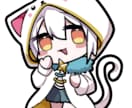 動画などに使えるかわいい3等身立ち絵をお作りします SNSアイコンにも使用可能！みにっともちっとしちゃおう♡⟡. イメージ10