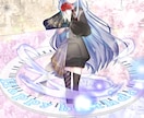女の子のキャラクターイラストを描きます キラキラした透明感が得意です！寒色系はお任せください！ イメージ7