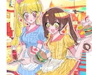 キラキラ☆可愛い　独創的なイラストを提供します イラスト歴6年の女子中学生イラストレーター（自称）が描きます イメージ3