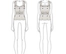 女性向けのファッションデザインイラストを提供します 欧米で経験がある現役デザイナーがデザイン制作します。 イメージ2