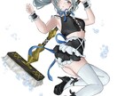アイコンヘッダー、サムネに合うイラスト描きます 商用、表情差分、全身OK、世界観に合わせたイラスト イメージ10
