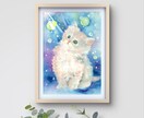 可愛いうちの子猫の絵を透明水彩画で描きます ペットの似顔絵・肖像画オーダー『まなペットアート』横浜・東京 イメージ8