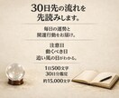 30日先を先読みし毎日の運勢と開運行動を届ます 1日ごとの追い風・注意日・動くべき瞬間までの運勢カレンダー イメージ2