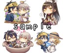 テイスト色々！かわいいSDイラスト描きます アイコン/グッズ/動画などに是非！ イメージ7