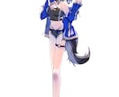 女性キャラクターの立ち絵を制作いたします キャラクターへの愛が伝わる作品をお届けします イメージ2