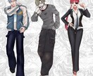 TRPGイラストを制作いたします ゲーム・配信等で使用できる全身立ち絵イラストを制作いたします イメージ3