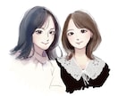 実写寄りキャラ/似顔絵描きます 雰囲気重視！TRPGの立ち絵や結婚式・記念日の贈り物に！ イメージ2