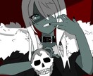 SNSなどのアイコンで使用できます 上半身から上のイラストを描きます イメージ3