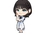 女の子のデフォルメイラスト描きます アイドルのイラストを得意としているマンガ家です。 イメージ4