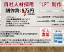 人材採用　自社人材”採用LP”制作いたします 【 費用改定】人材採用用のランディングページを作成☆ イメージ1
