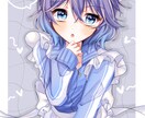 アイコンor1枚絵イラスト描きます 可愛い系の絵柄でSNSアイコン、1枚絵など イメージ4
