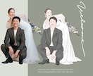 結婚式のウェルカムボード作成します ご本人そっくり & 美化して描きます♡ イメージ3
