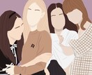 あなたのお気に入りの写真を元にイラスト作成します シンプルでオシャレなイラストをフラットデザインで描きます！ イメージ6