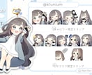 ほんわり可愛いTwitchスタンプを制作いたします 収益化利用OK｜初めての方向けセミオーダーもできます◎ イメージ6