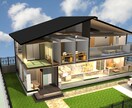 HP/挿絵/パンフ用高解像度の建築物画像作成します 未来志向/古民家も対応！内覧/外観のリクエストにも対応します イメージ4