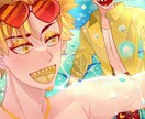 アイコン色々★アニメ風絵柄の美青年•美少年描きます 格好いい男の子可愛い女の子イラストお任せ下さい! イメージ9