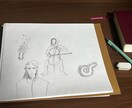 味があっておしゃれな挿絵イラスト描きます スケッチ風味の味のある絵を探している方へ イメージ7