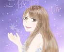 イラストお描きします キレイ・可愛い系です☆アイコン、ヘッダー、サムネ等にいかが？ イメージ3