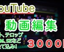 YouTube動画編集します 長くお付き合いの出来る方を探していますのでこの価格です！ イメージ1