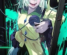 イラストの一枚絵製作承ります 観賞用、オリジナルキャラ、TRPG用、配信サムネなど！ イメージ3
