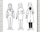 写真やイメージをもとに線画イラストを制作します ＊【商用OK】動画、ブログにも幅広くご活用ください！ イメージ3