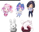 デフォルメキャラクターイラストをご制作いたします ゲーム/広告/配信/アイコンなどに！老若男女モンスターOK イメージ9