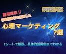 悪用厳禁　図解で心理マーケティング7選教えます pdfお渡し 即戦略化可能！ 1つの原理を1シートで解説 イメージ1