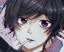 最短2日！病みカッコいいイラスト作成します 活動者さんにおすすめ！商用利用・背景透過が無料！ イメージ3