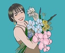 お洒落な雰囲気のアイコン描きます 配色が印象的なイラストでお洒落な雰囲気を出しませんか？ イメージ4