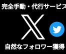 完全手動！X（旧Twitter）運用代行ます 【完全手動】毎日コツコツ作業代行で自然なフォロワー増加 イメージ1