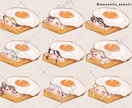 ゆるっとしたミニキャラ描きます 配信用やグッズ、アイコンなどお気軽にお使いください イメージ2