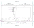寸法入り詳細平面図(Jw cad)を作成します 正確な図面で円滑な施工！ムダのない資材購入にも役立ちます。 イメージ1